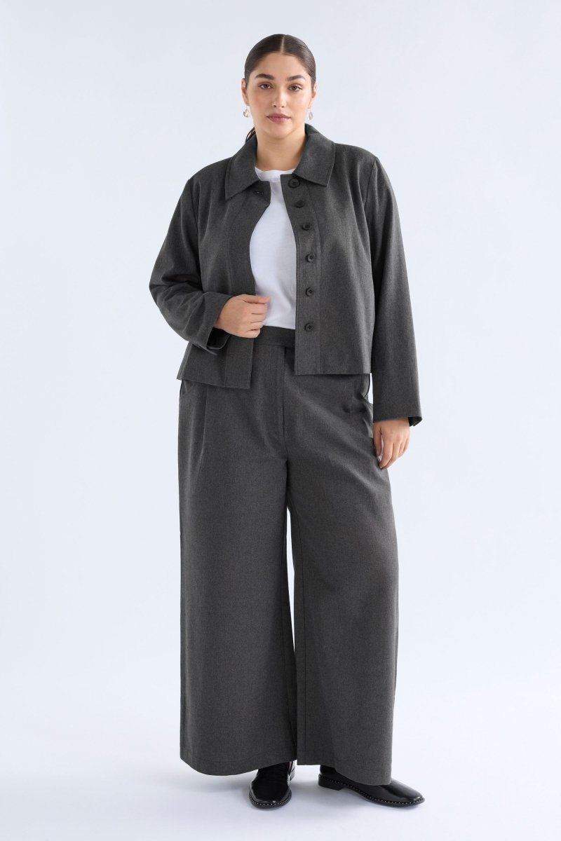 Unn Jacket Jackets - ELK | DARK GREY MARLE